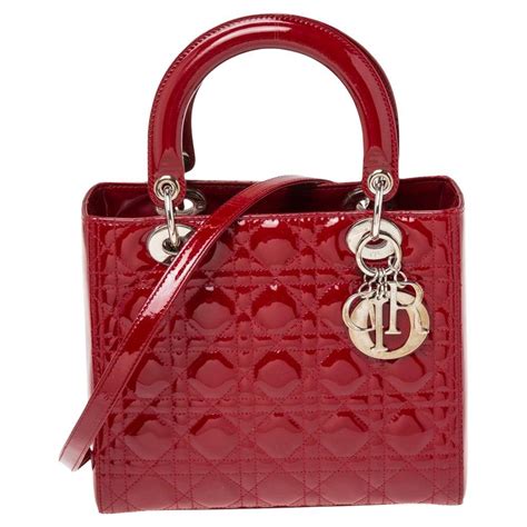 lady dior dark red